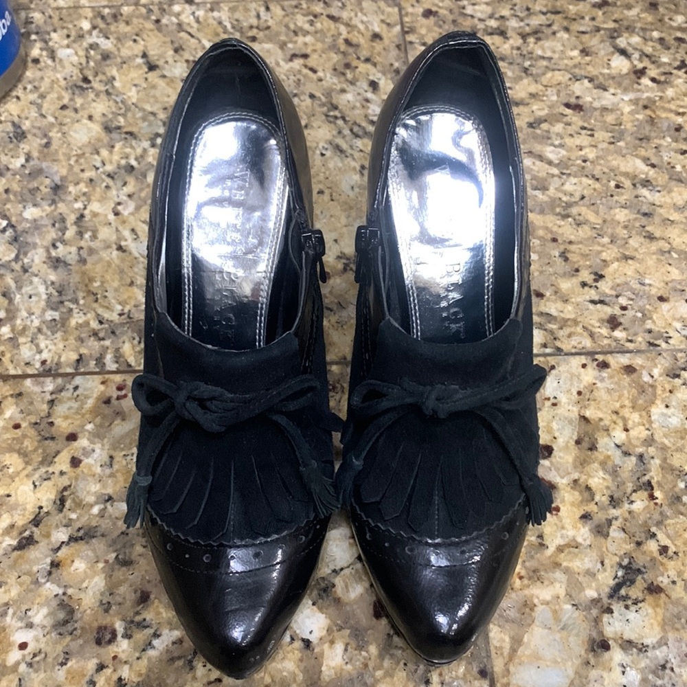 White House Black Market bootie heels